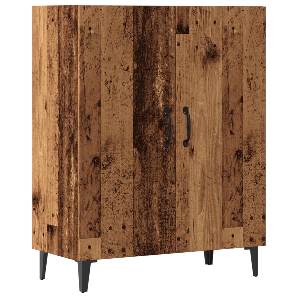 Skjenk gammelt tre 70x34x90 cm konstruert tre