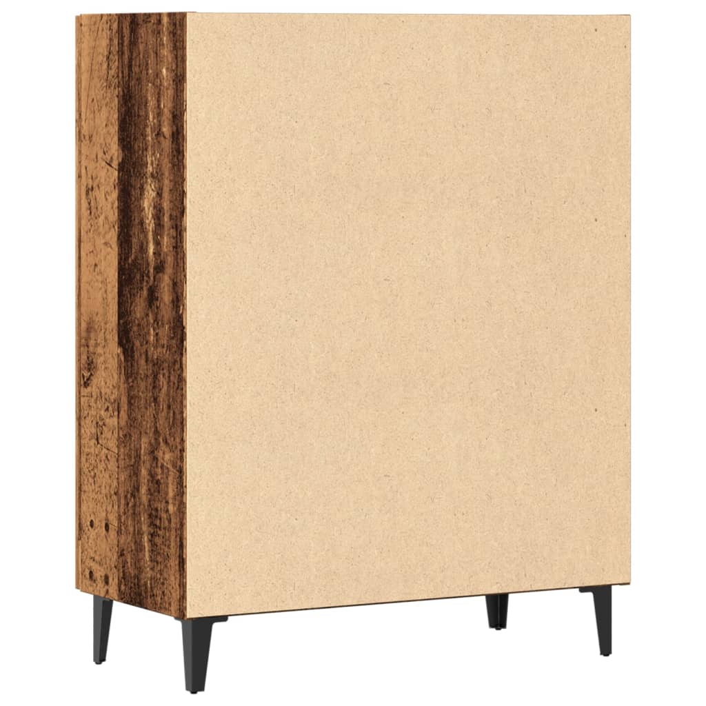 Skjenk gammelt tre 70x34x90 cm konstruert tre