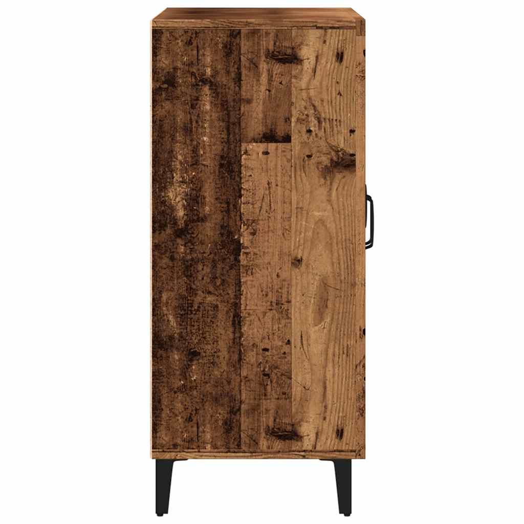 Skjenk gammelt tre 90x34x80 cm konstruert tre