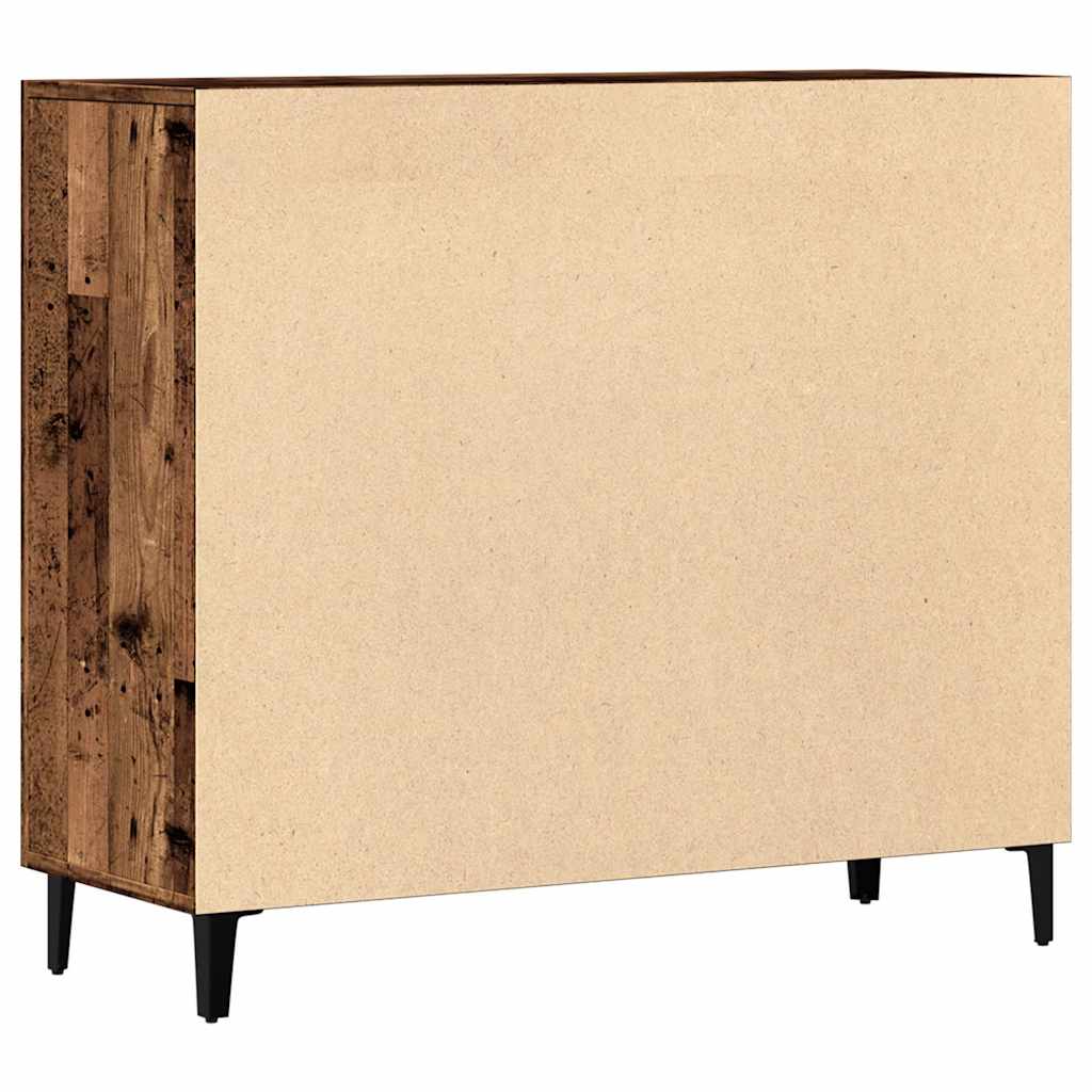 Skjenk gammelt tre 90x34x80 cm konstruert tre