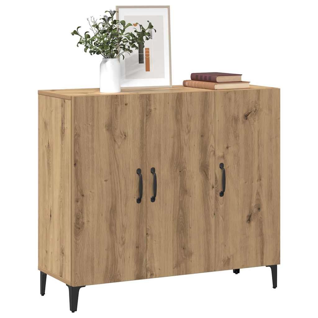 Skjenk artisan eik 90x34x80 cm konstruert tre