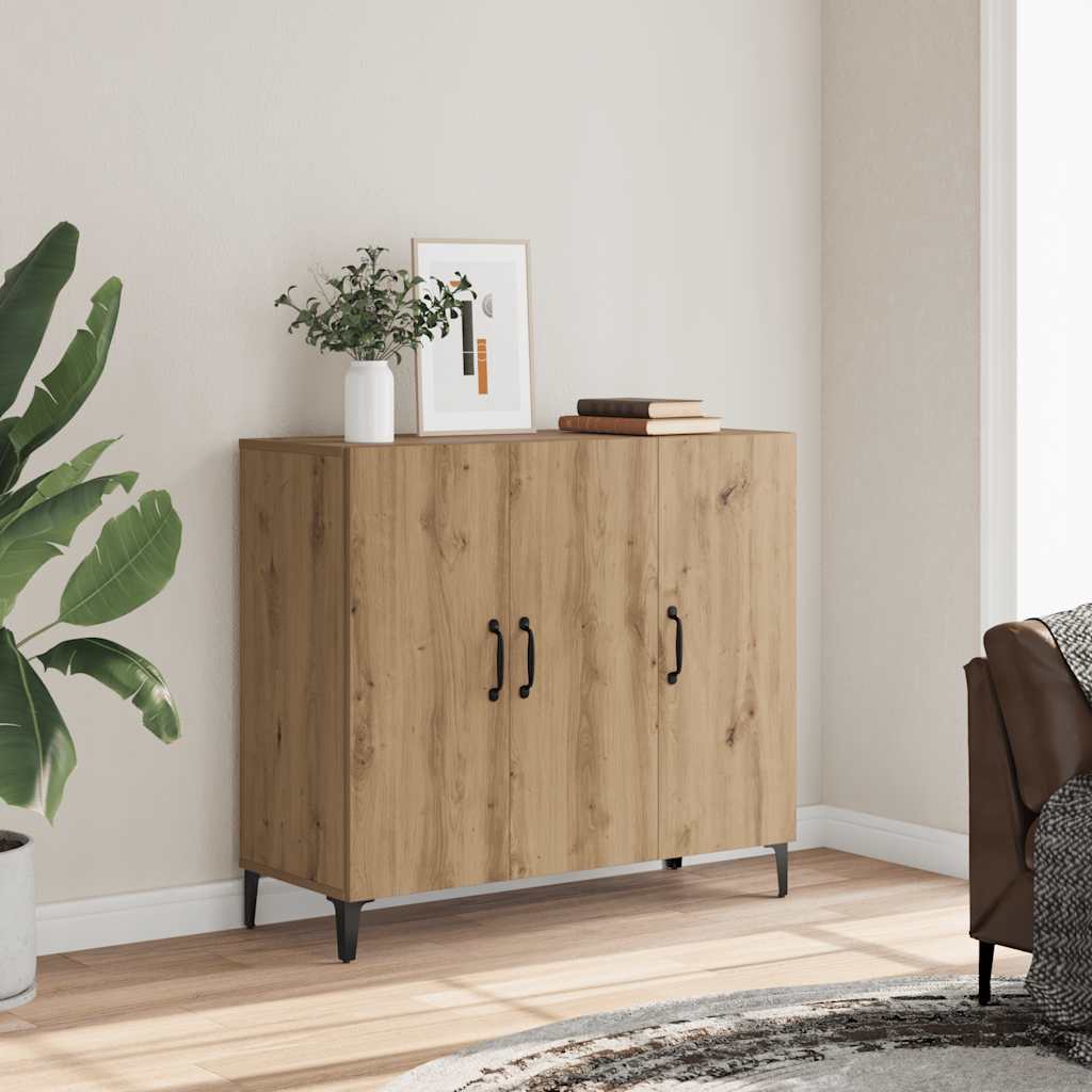 Skjenk artisan eik 90x34x80 cm konstruert tre