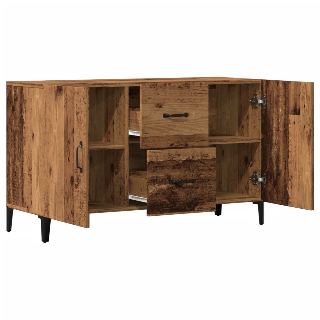 Skjenk gammelt tre 100x36x60 cm konstruert tre