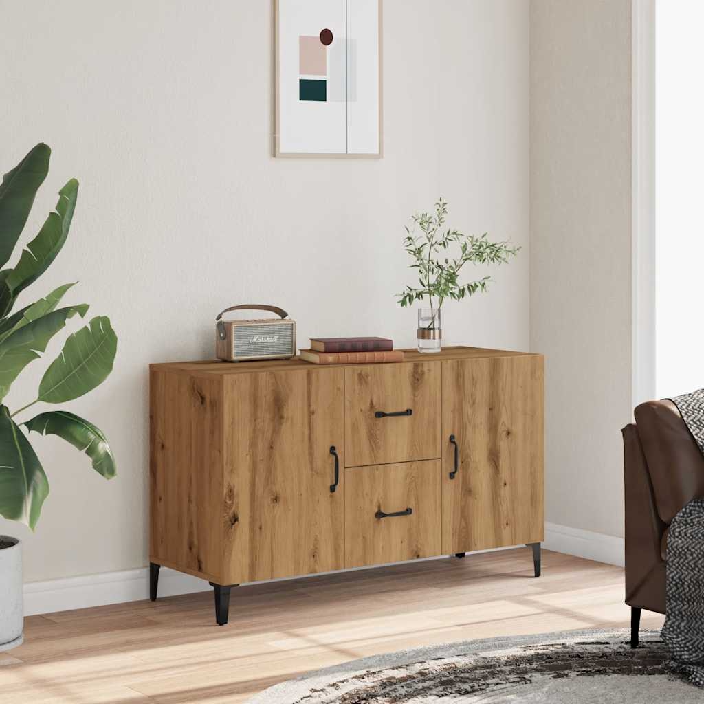 Skjenk artisan eik 100x36x60 cm konstruert tre