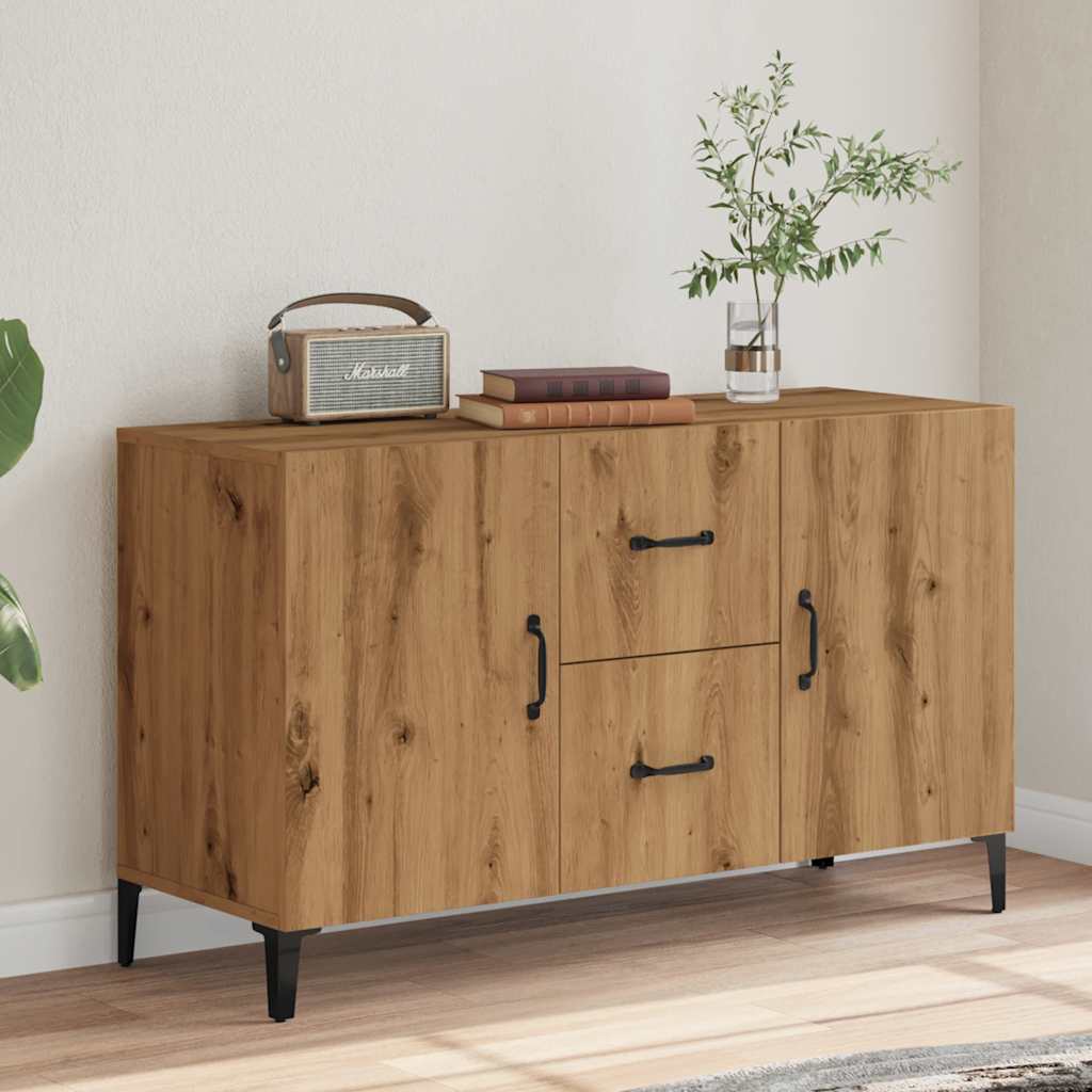 Skjenk artisan eik 100x36x60 cm konstruert tre