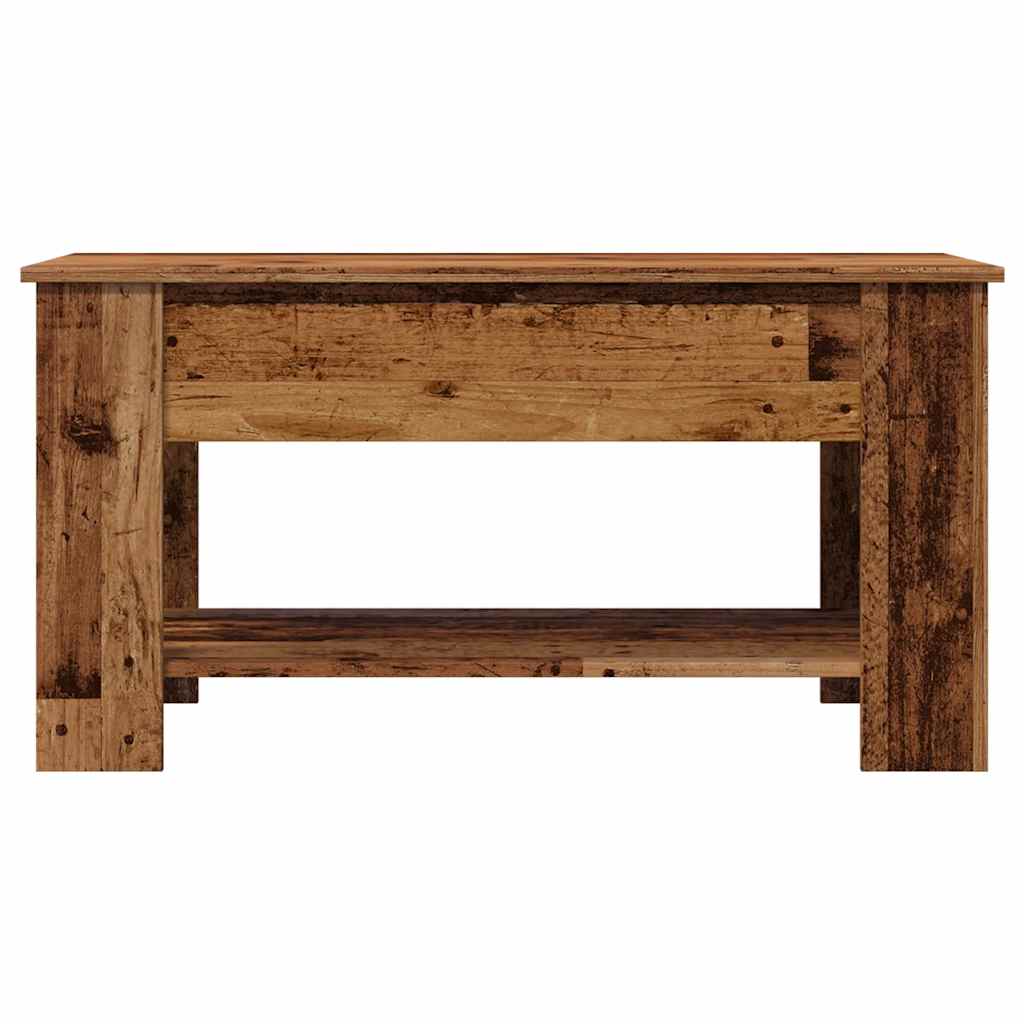 Salongbord gammelt tre 101x49x52 cm konstruert tre