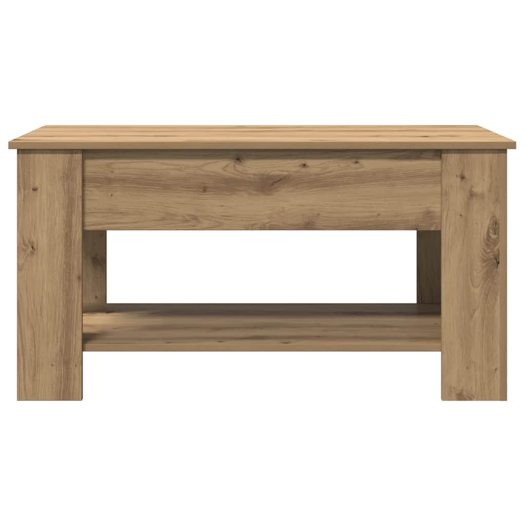 Salongbord artisan eik 101x49x52 cm konstruert tre