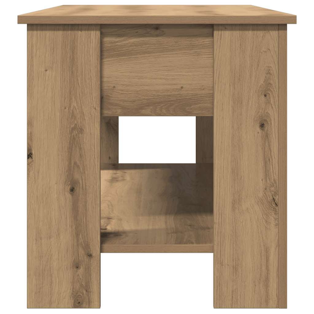 Salongbord artisan eik 101x49x52 cm konstruert tre