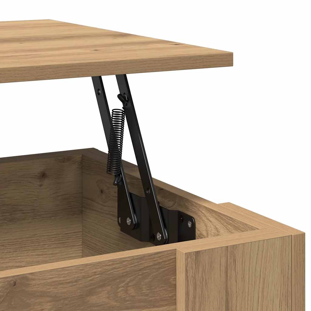Salongbord artisan eik 101x49x52 cm konstruert tre
