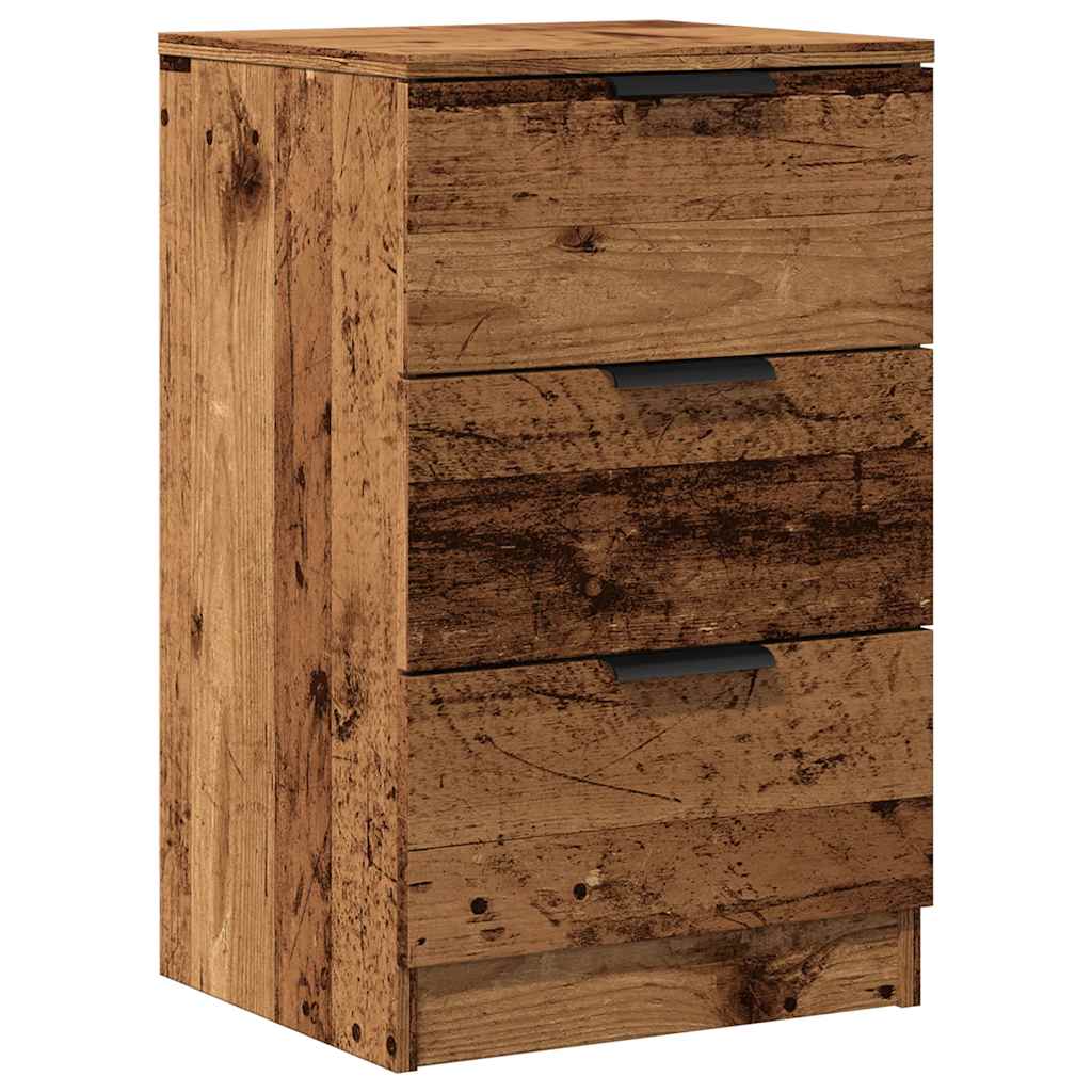 Nattbord gammelt tre 40x36x65 cm konstruert tre