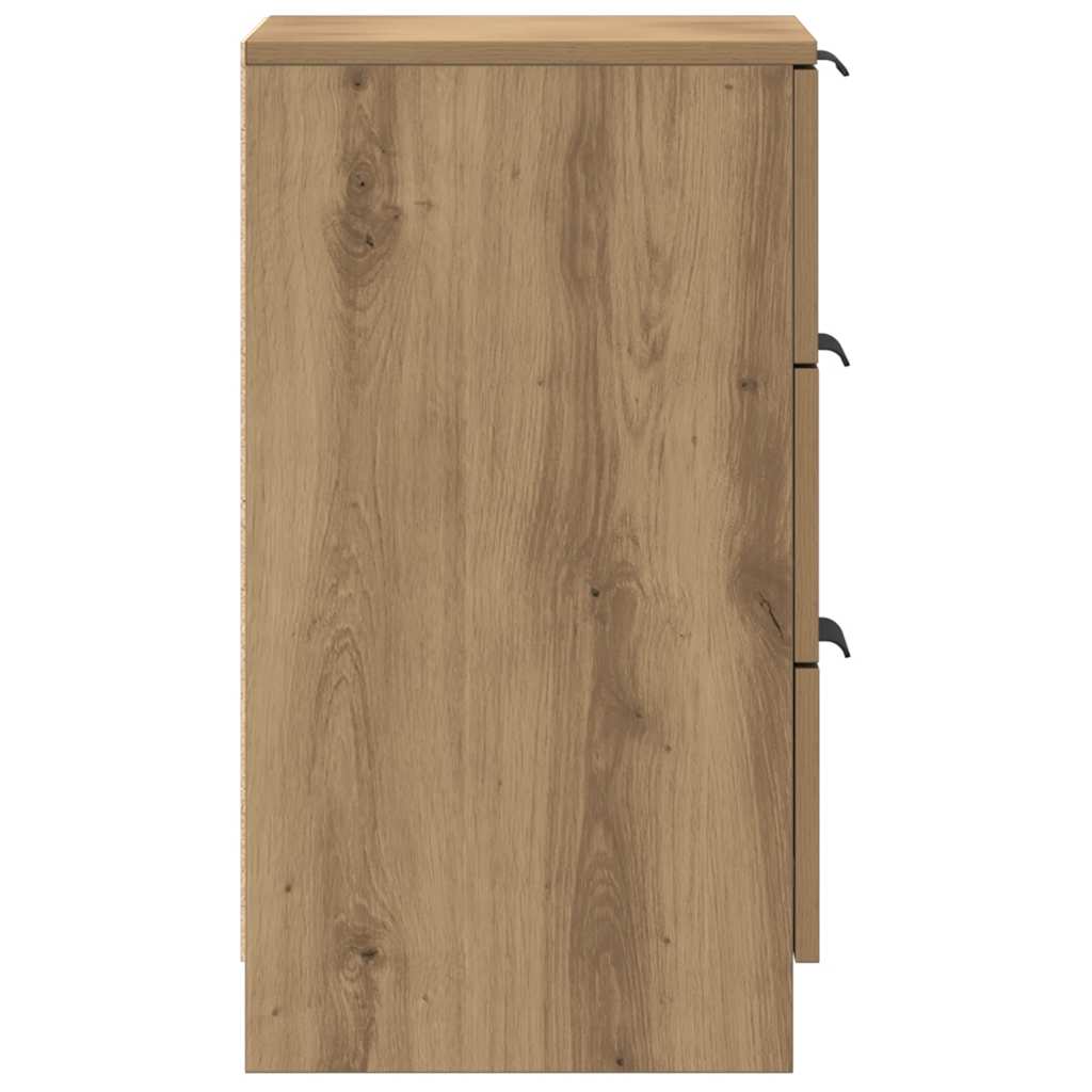 Nattbord artisan eik 40x36x65 cm konstruert tre