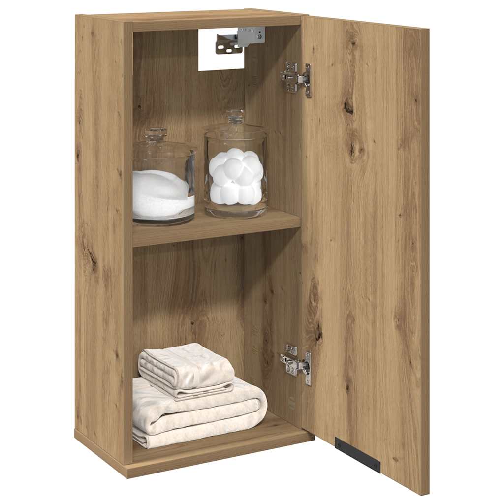 Vegghengt baderomsskap artisan eik 32x20x67 cm