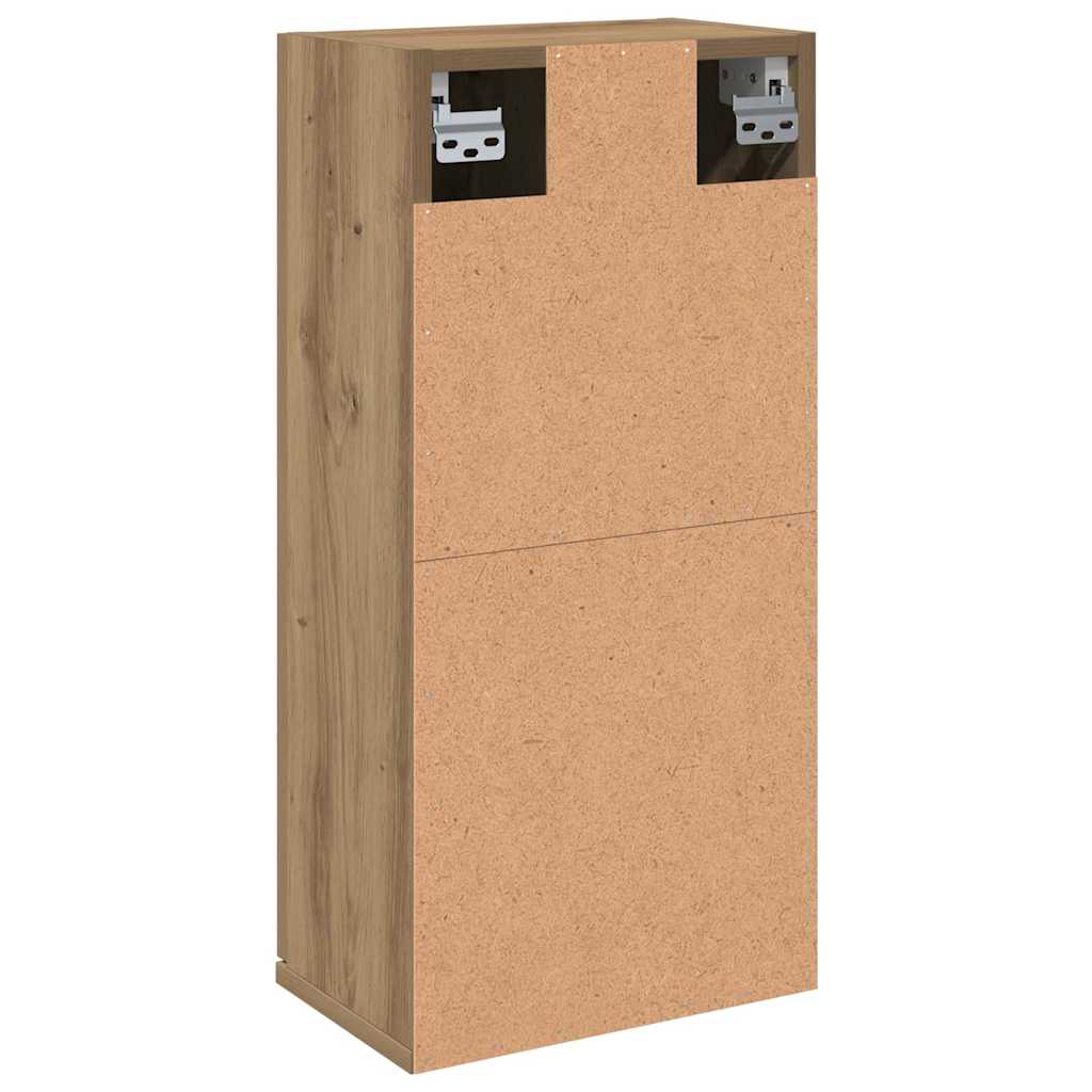 Vegghengt baderomsskap artisan eik 32x20x67 cm