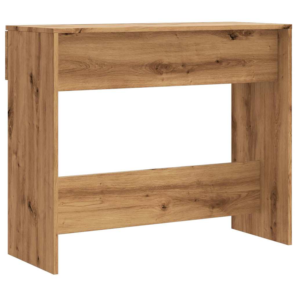 Konsollbord artisan eik 90x36x75 cm konstruert tre