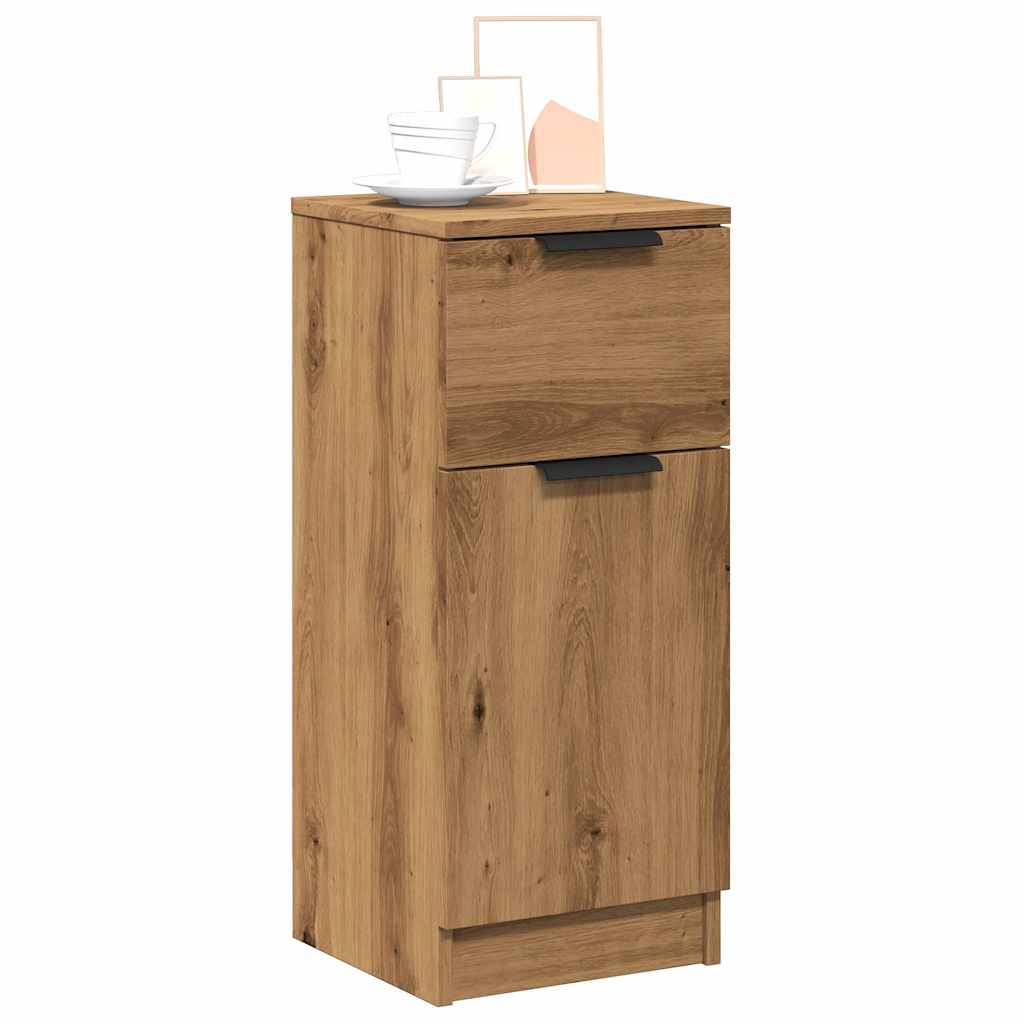 Skjenker 2 stk artisan eik 30x30x70 cm konstruert tre