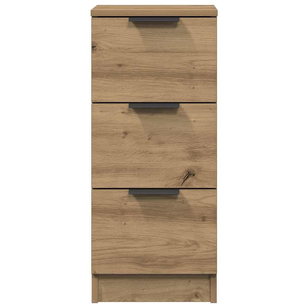 Skjenker 2 stk artisan eik 30x30x70 cm konstruert tre