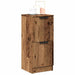 Skjenk gammelt tre 30x30x70 cm konstruert tre