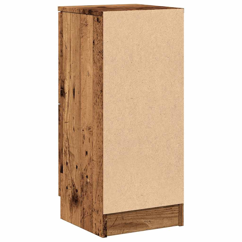 Skjenker 2 stk gammelt tre 30x30x70 cm konstruert tre