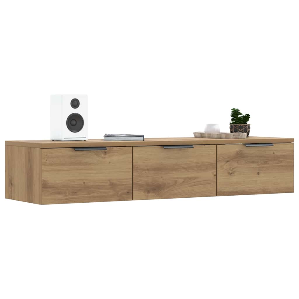 Veggskap artisan eik 102x30x20 cm konstruert tre