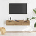 Veggskap artisan eik 102x30x20 cm konstruert tre