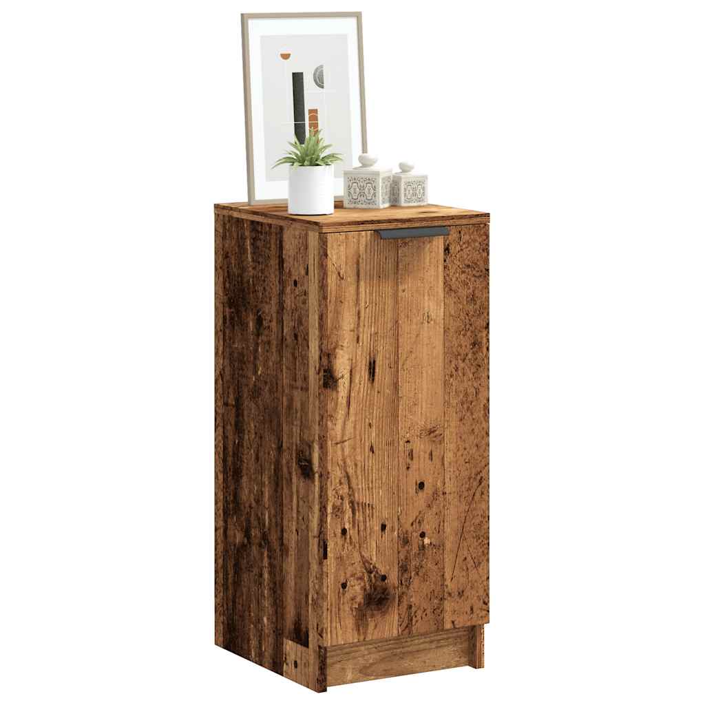 Skoskap gammelt tre 29,5x35x70 cm konstruert tre