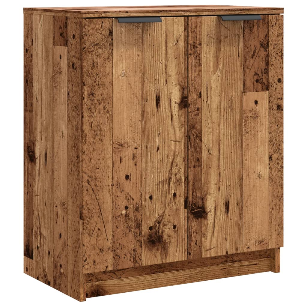 Skoskap gammelt tre 59x35x70 cm konstruert tre