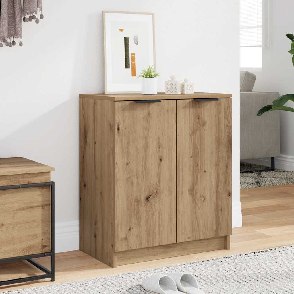 Skoskap artisan eik 59x35x70 cm konstruert tre
