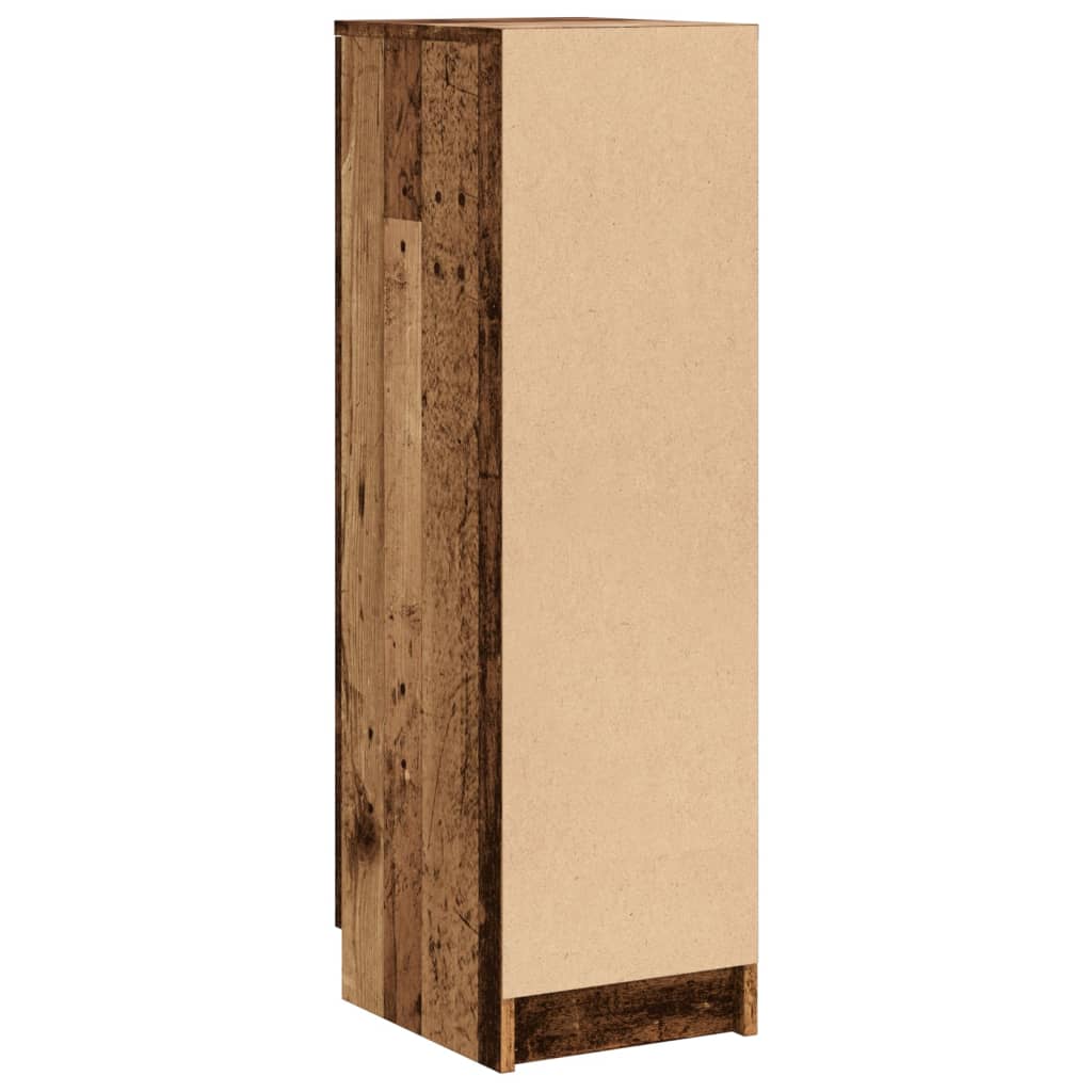 Skoskap gammelt tre 29,5x35x100,5 cm konstruert tre