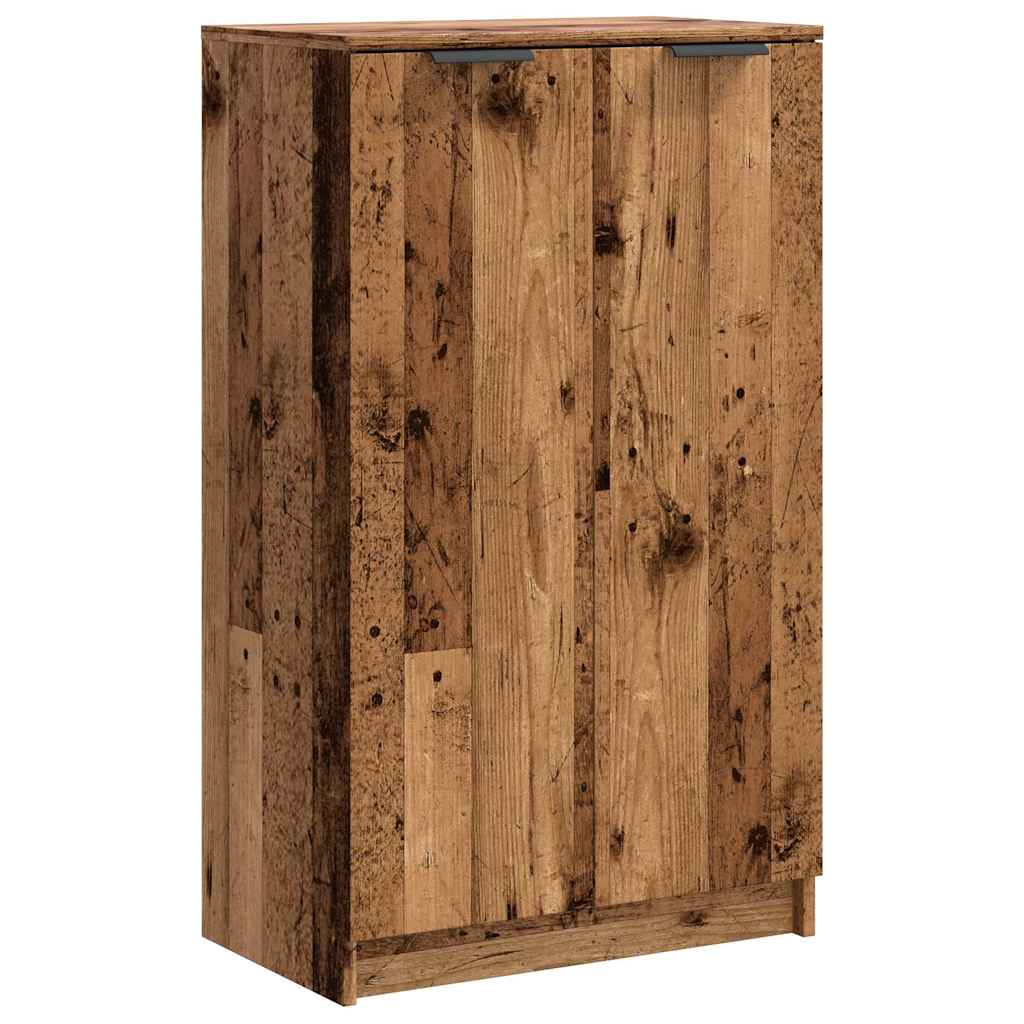Skoskap gammelt tre 59x35x100,5 cm konstruert tre