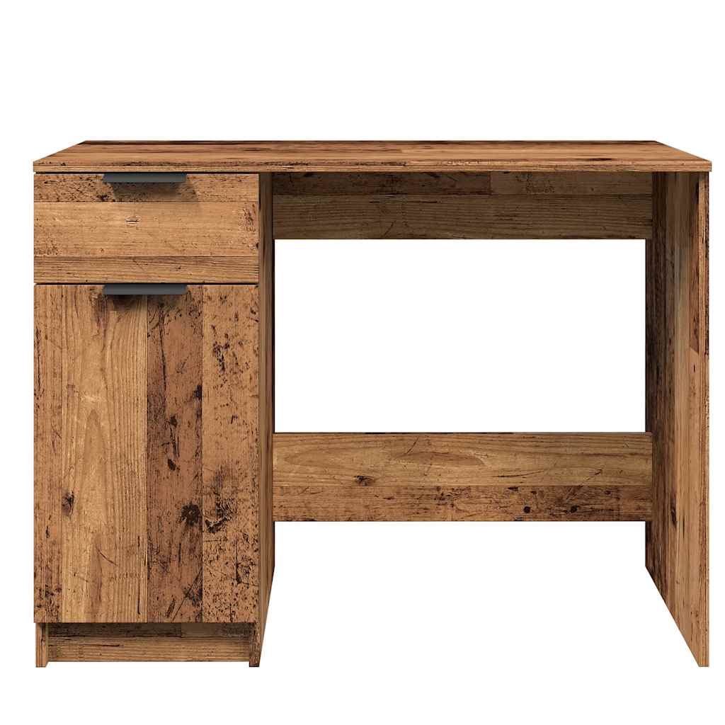 Skrivebord gammelt tre 100x50x75 cm konstruert tre