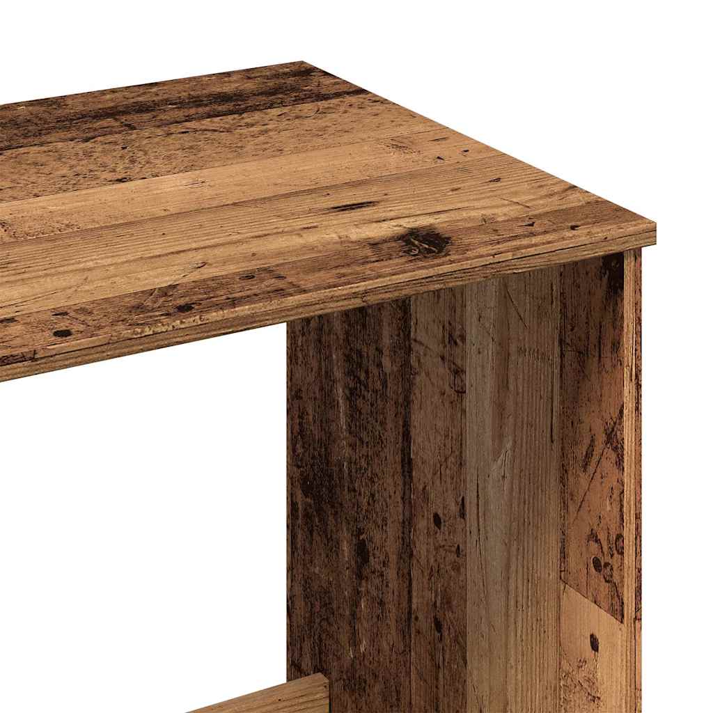 Skrivebord gammelt tre 100x50x75 cm konstruert tre