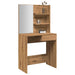 Sminkebord med speil artisan eik 74,5x40x141 cm