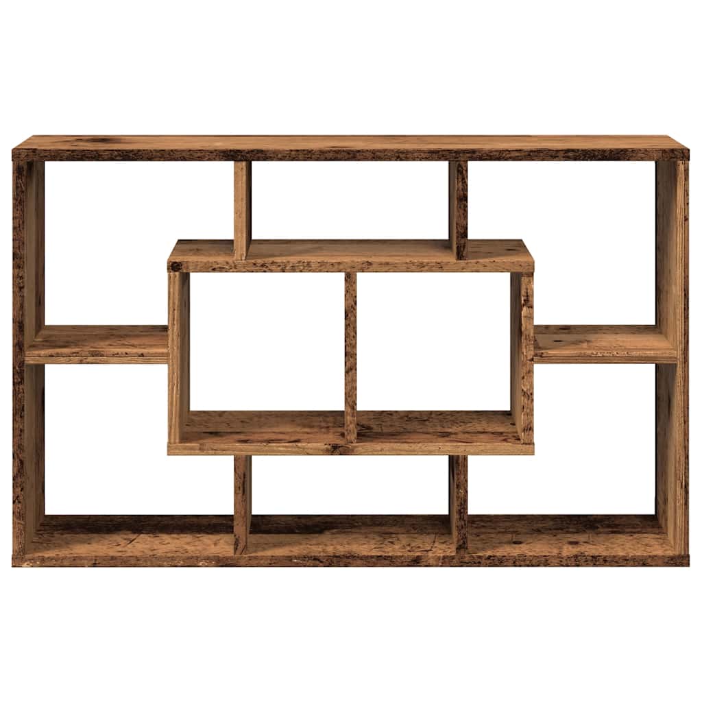 Vegghylle gammelt tre 85x16x52,5 cm konstruert tre
