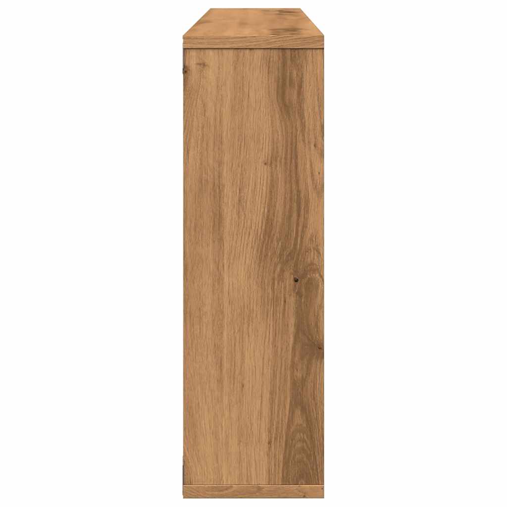 Vegghylle håndverkseik 85x16x52,5 cm konstruert tre