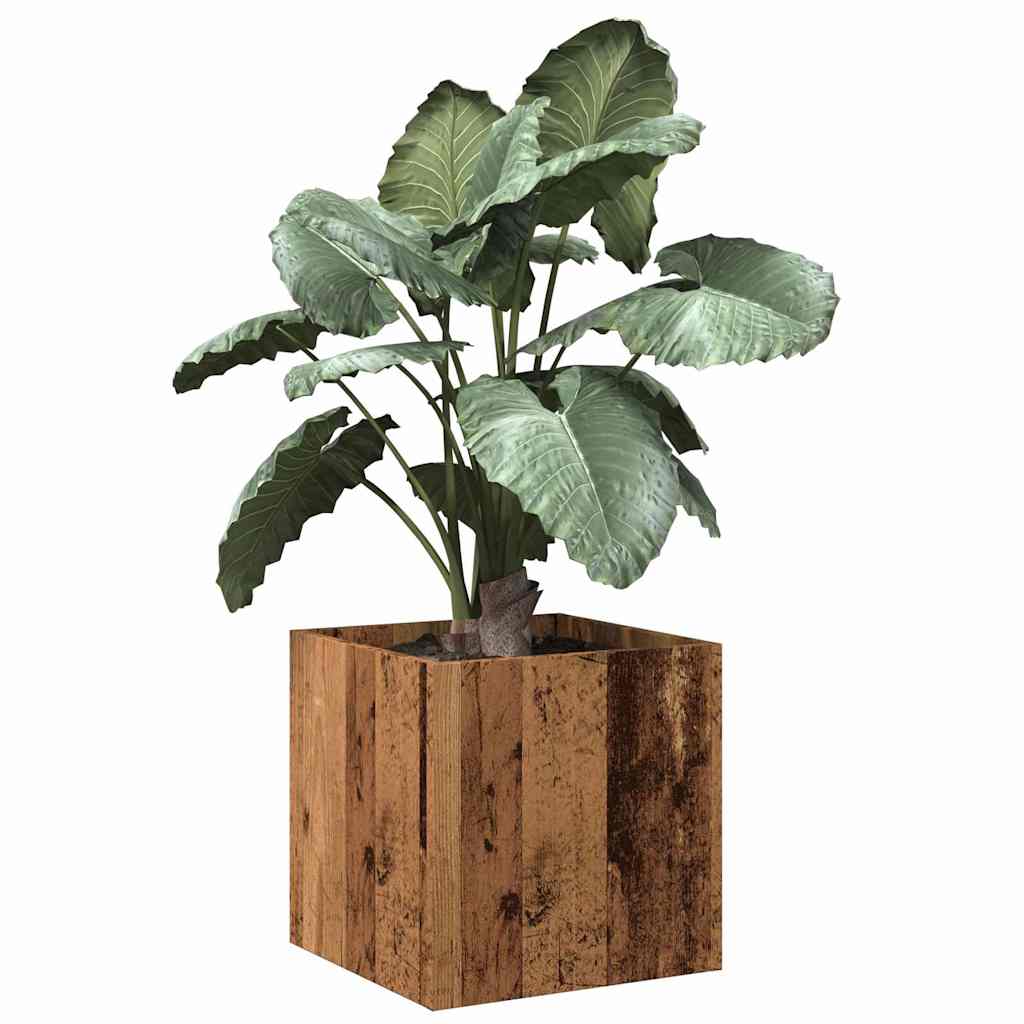 Plantekasse gammelt tre 40x40x40 cm konstruert tre