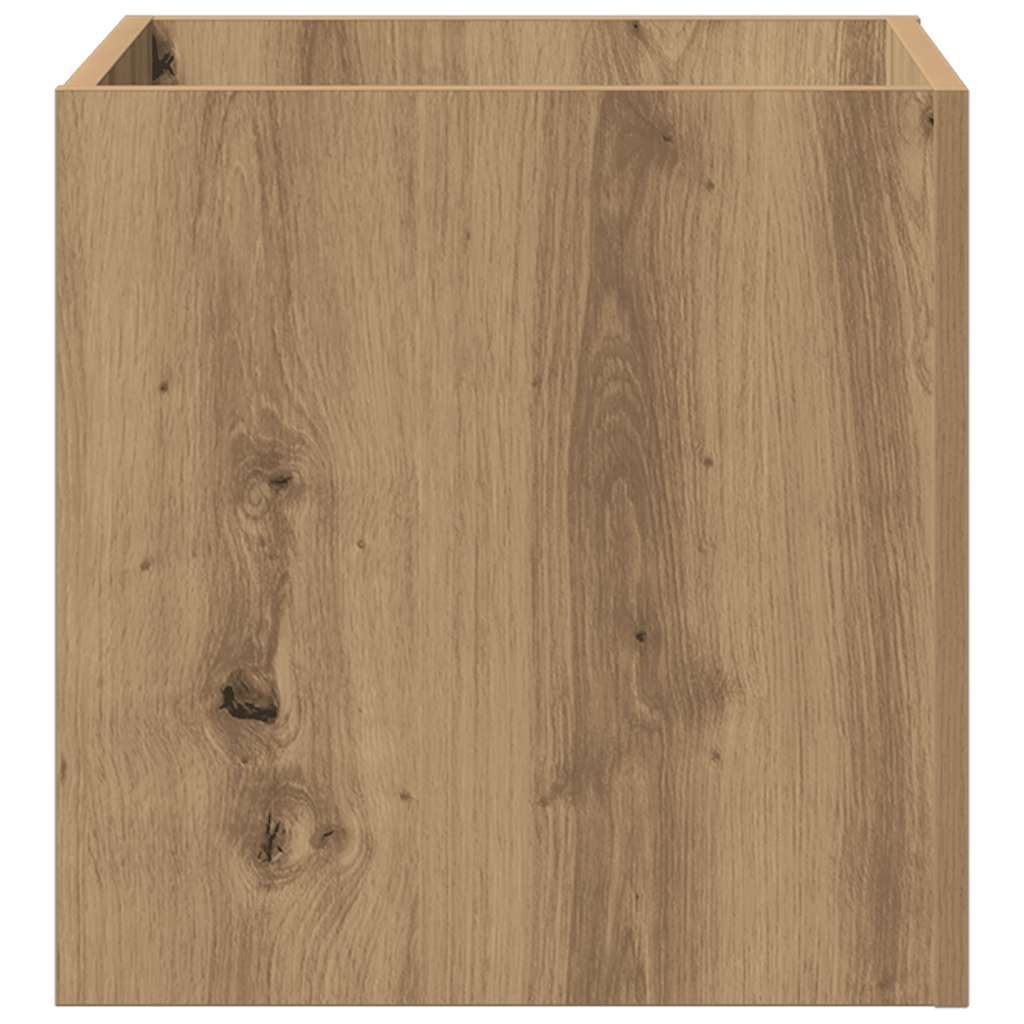 Plantekasse artisan eik 40x40x40 cm konstruert tre