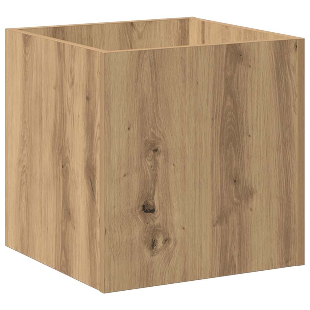 Plantekasse artisan eik 40x40x40 cm konstruert tre