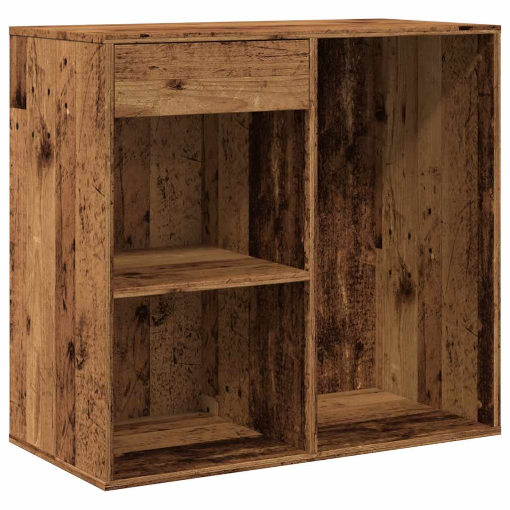 Sminkeskap gammelt tre 80x40x75 cm konstruert tre