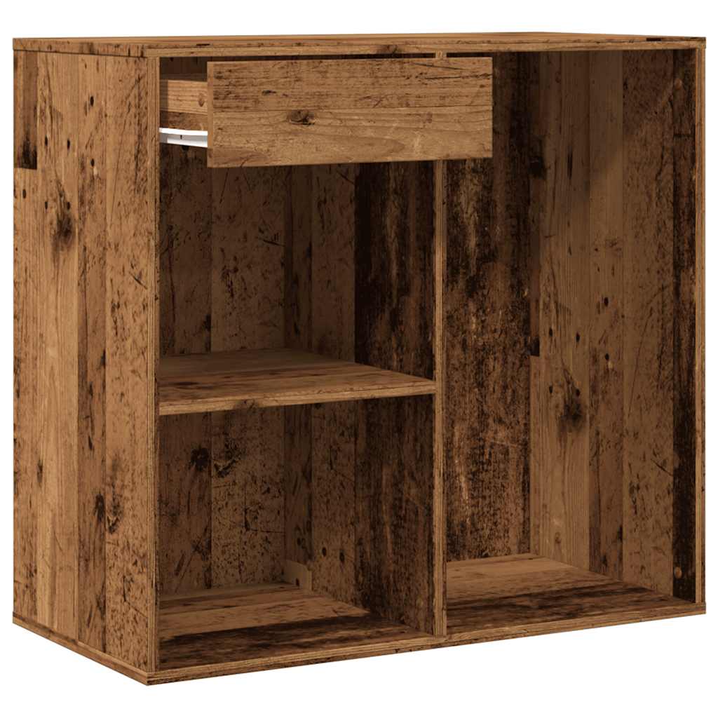 Sminkeskap gammelt tre 80x40x75 cm konstruert tre