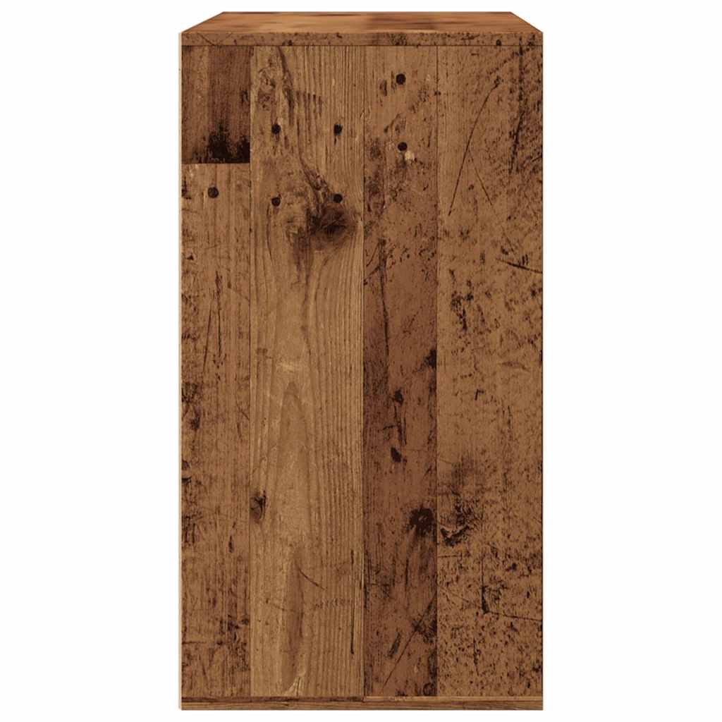 Sminkeskap gammelt tre 80x40x75 cm konstruert tre