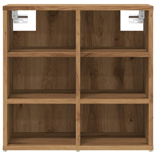 Skohyller svart 2 stk artisan eik 52x30x50 cm