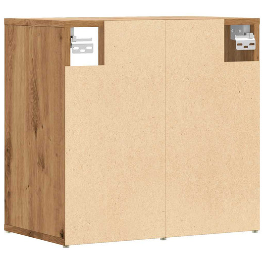 Skohyller svart 2 stk artisan eik 52x30x50 cm
