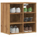Skohyller svart 2 stk artisan eik 52x30x50 cm