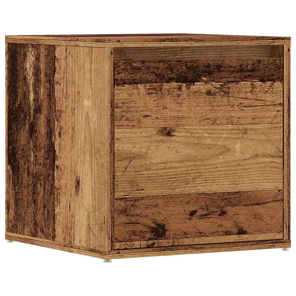 Oppbevaringsskap gammelt tre 40,5x40x40 cm konstruert tre
