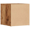 Oppbevaringsskap gammelt tre 40,5x40x40 cm konstruert tre