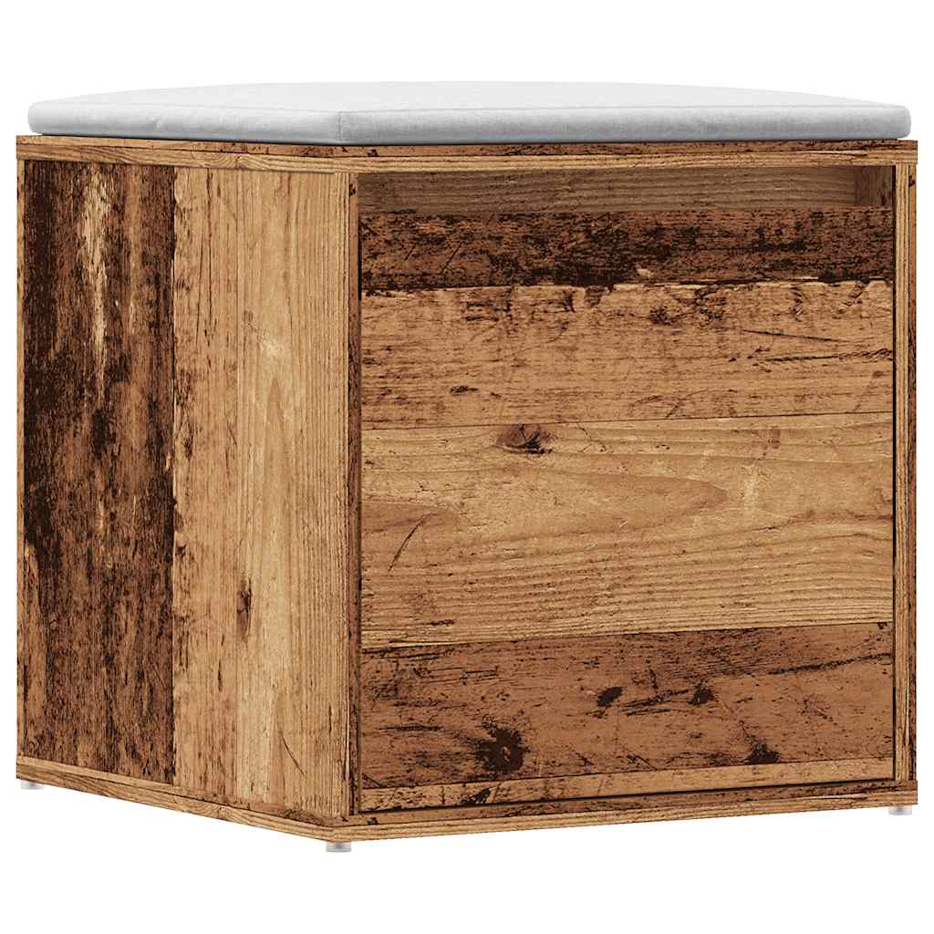 Oppbevaringsskap gammelt tre 40,5x40x40 cm konstruert tre