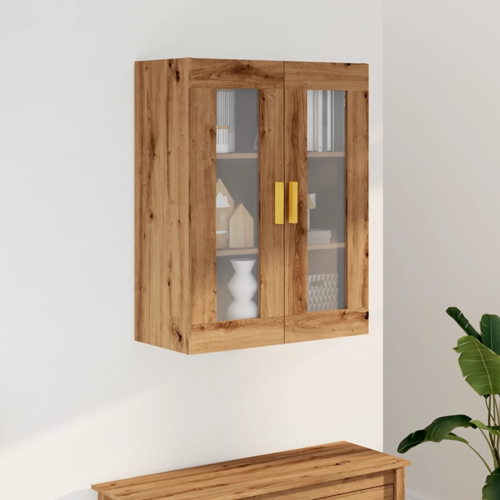 Hengende veggskap artisan eik 69,5x34x90 cm