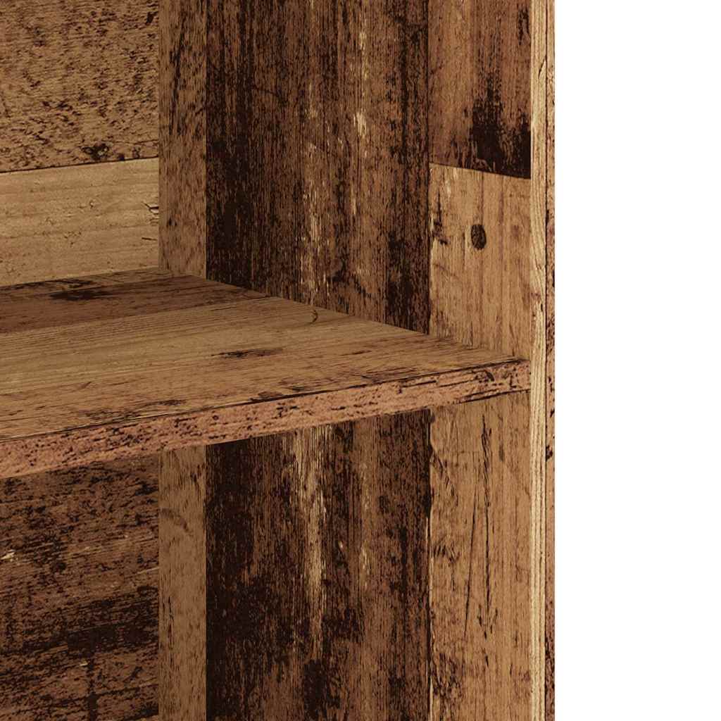 Hengende veggskap gammelt tre 69,5x32,5x90 cm