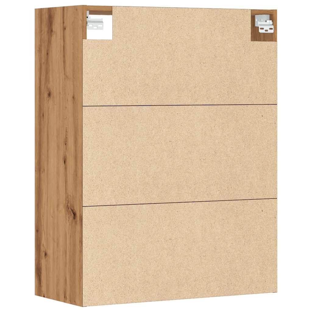 Hengende veggskap artisan eik 69,5x32,5x90 cm