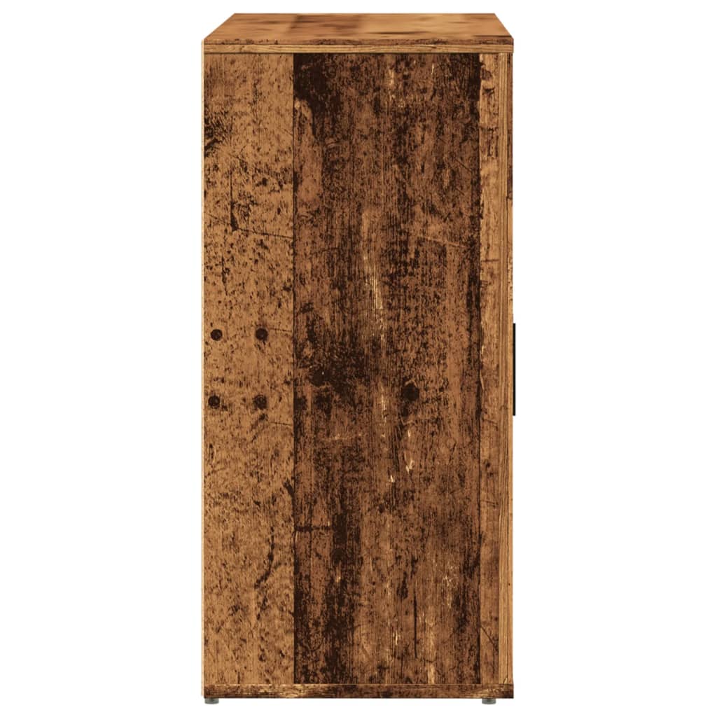 Skjenk gammelt tre 80x33x70 cm konstruert tre